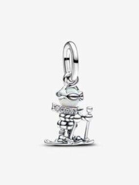 Authentic Skier Dangle Pandora Charm